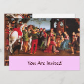 INVITATION ADORATION DE LA MAGI (Devant / Derrière)