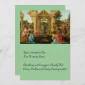 Invitation Adoration de la Magi (Devant / Derrière)