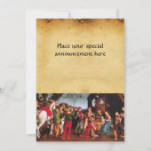 Invitation ADORATION DU parchemin MAGI (Dos)