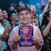 Invitation Ados de soirée karaoké anniversaire adolescent