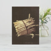 Invitation Adriaen Coorte - Vie morte d'Asparagus (Debout devant)