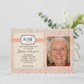 Invitation adulte de fête d'anniversaire de la (Debout devant)