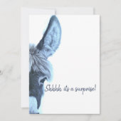 Invitation Adulte Surprise Anniversaire Fun Blue Modern (Devant)