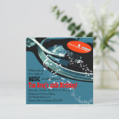 Invitation Adultes Musique Thème Anniversaire (Debout devant)