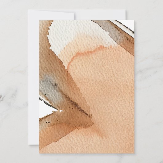 Invitation Adventure Attend Baby shower Bois Cerf (Dos)