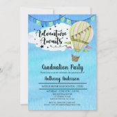 Invitation Adventure Attend la soirée de graduation du ballon (Devant)