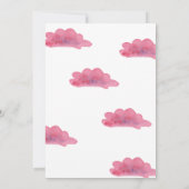 Invitation Adventure Attend le Baby shower de ballon à air ch (Dos)