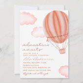 Invitation Adventure Attend l'invitation de ballon à air chau (Devant)