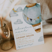 Invitation Adventure Attend l'invitation de ballon à air chau