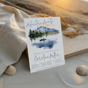Invitation Adventure Attend ! Pêche, Fête des mariées Montagn