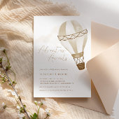 Invitation Adventure Attend un ballon neutre | BABY SHOWER