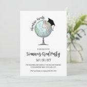 Invitation Adventure Attend un minimum simple de graduation (Debout devant)