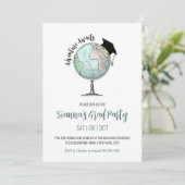 Invitation Adventure Attend un minimum simple de graduation (Debout devant)