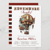 Invitation Adventure Attend ! Vapeur à air chaud douche à bul (Devant / Derrière)