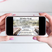 Invitation Adventure Await Bateau Dock Lake Bachelorette Part