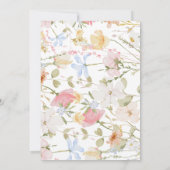 Invitation Adventure Await Fête des mariées, douche de voyage (Dos)