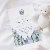 Invitation Adventure Await Forest Baby shower