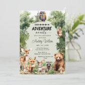 Invitation Adventure Await Highland Animals (Debout devant)