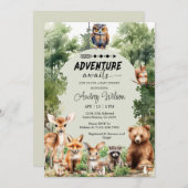 Invitation Adventure Await Highland Animals (Devant / Derrière)