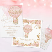 Invitation Adventure Await Hot Air Baby shower