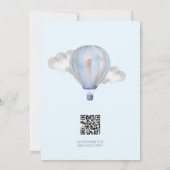 Invitation Adventure Await Hot Air Baby shower (Dos)