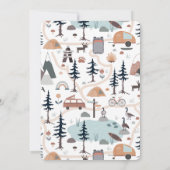 Invitation Adventure Await, Hot Air Balloon, mignonne Teddy (Dos)