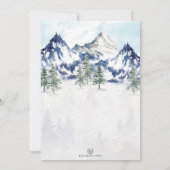 Invitation Adventure Await Mountain Forest Baby shower (Dos)