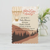 Invitation Adventure Await, Oh mon garçon, Hot Air Balloon (Debout devant)