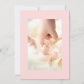 Invitation Adventure Await Ours Baby shower rose Par Mail (Dos)