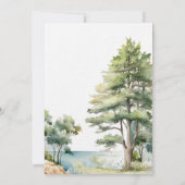 Invitation Adventure Await Woodland Teddy Bear Baby shower (Dos)