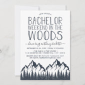 Invitation Adventure Awaits! Mountain Bachelor Weekend (Devant)