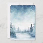 Invitation Adventure Awaits World Map Blue Forest Retirement (Dos)