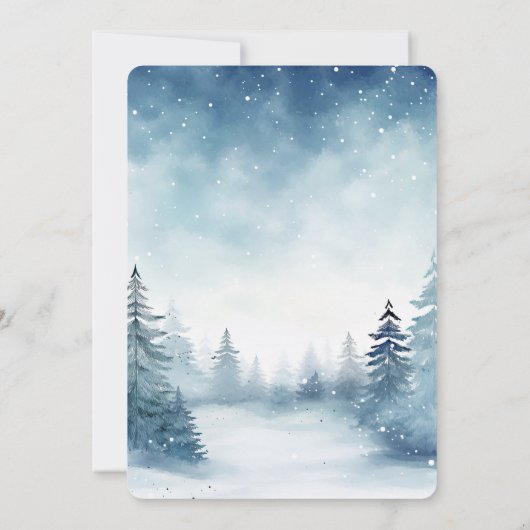 Invitation Adventure Awaits World Map Blue Forest Retirement (Dos)