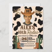 Invitation Adventure in the Wild West Rodeo Anniversaire (Devant)