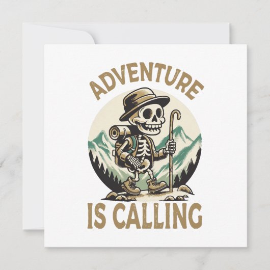 Invitation Adventure is calling (Devant)
