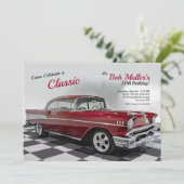 Invitation aérienne Chevy Bel 1957 (Debout devant)