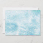 Invitation Aéronef écureuil aquarelle vers le haut et vers le (Dos)