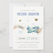 Invitation Aéronefs pour enfants mignons Stars du ciel (Devant)