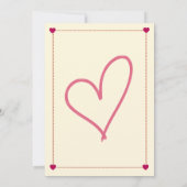 Invitation aesthetic de corazones rosas (Dos)