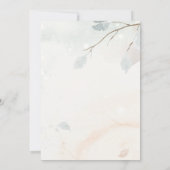 Invitation Aesthetic garden floral, bird, butterfly birthday (Dos)