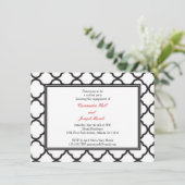 Invitation Affaire Black & White (Debout devant)