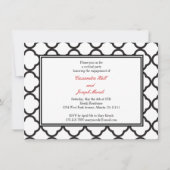 Invitation Affaire Black & White (Devant)