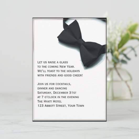 Invitation Affaire de la Cravate noire (Debout devant)