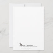 Invitation Affaire de la Cravate noire (Dos)