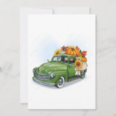 Invitation Affaire Harvest In a Green Truck (Devant)