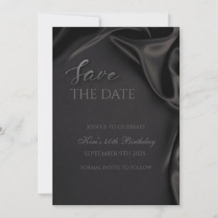Invitation Affaire Tout en Noir, Tenue de Soirée, Tenue de So