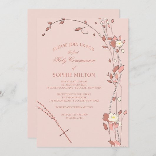 Invitation affectueuse de frontière (Devant / Derrière)