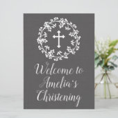 Invitation Affiche de bienvenue de la respiration du bébé (Debout devant)