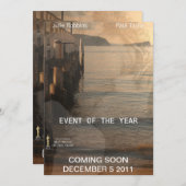 Invitation Affiche de Film (Devant / Derrière)