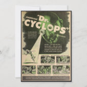Invitation Affiche de film Dr. Cyclops  (Devant)